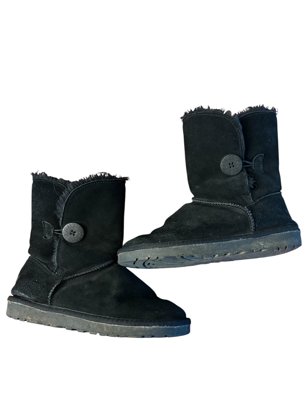 UGG Bailey Button black boots size 7